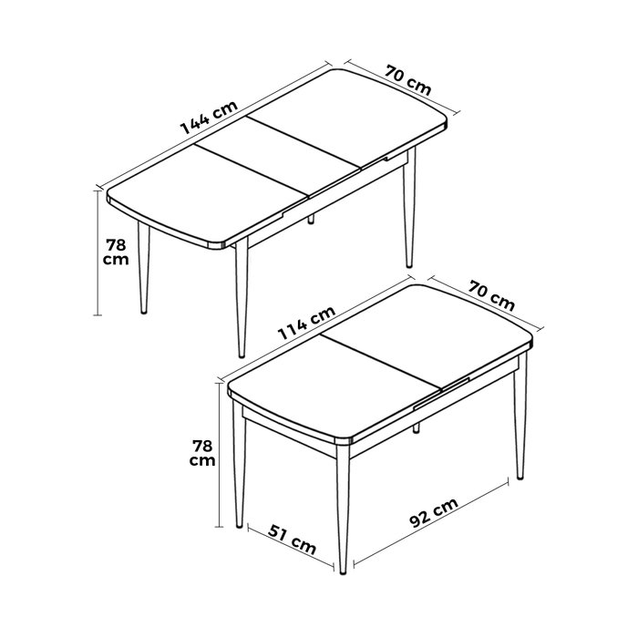 Hanah Home Mesa de Comedor Nira Blanco y Dorado Hanah Home Mesa de Comedor Nira Blanco y Dorado